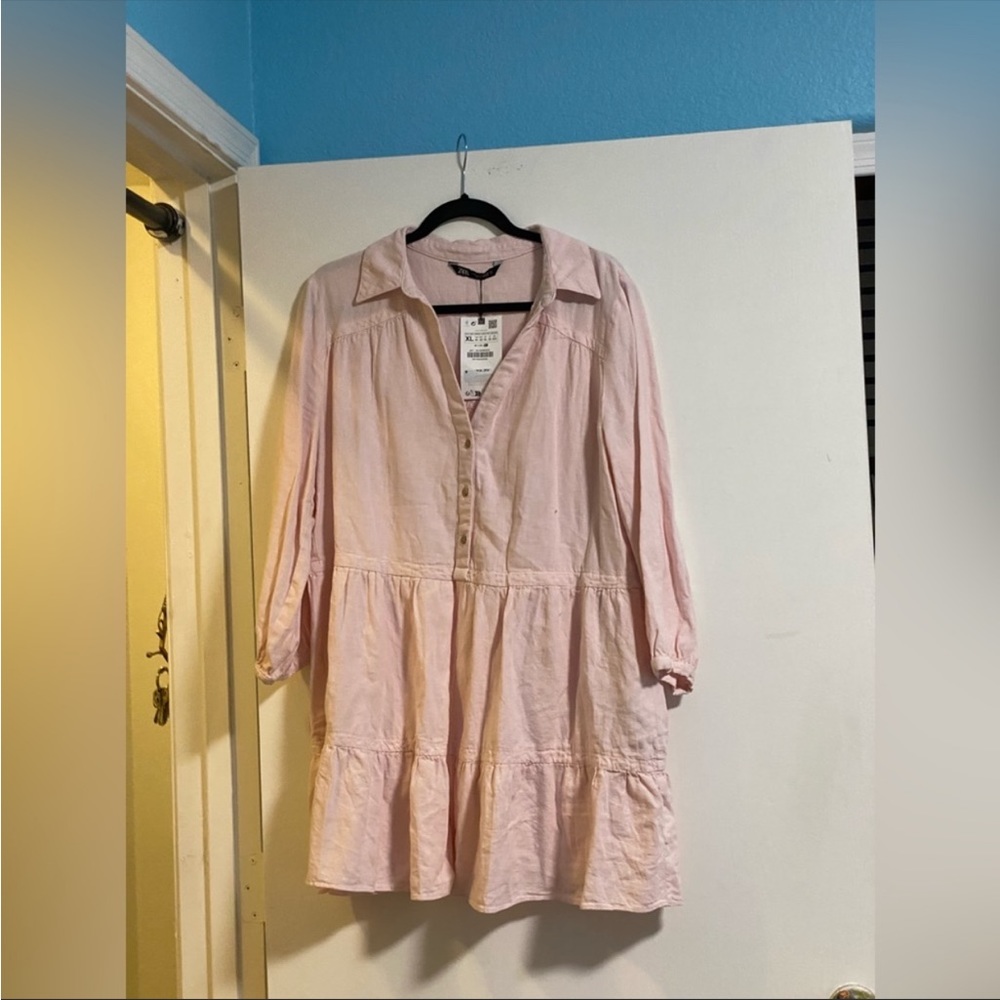 Zara short tiered dress  size XL